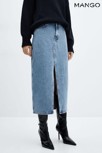 Mango Denim Midi-Skirt (128123) | £36