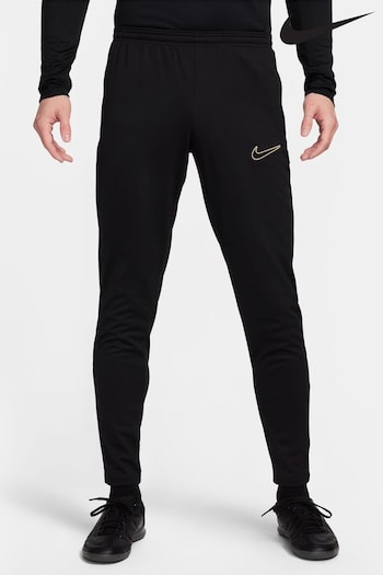 Nike fishtail Black/Gold Dri-FIT Academy Zippered Training Joggers (128930) | £40