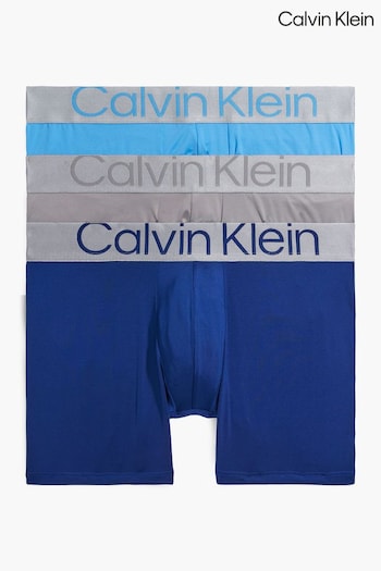 Calvin Klein Blue Boxers 3 Pack (129125) | £46