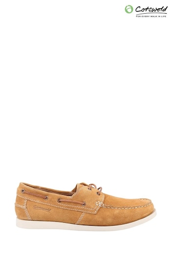Cotswolds Brown Mitcheldean Boat Shoes (129310) | £30