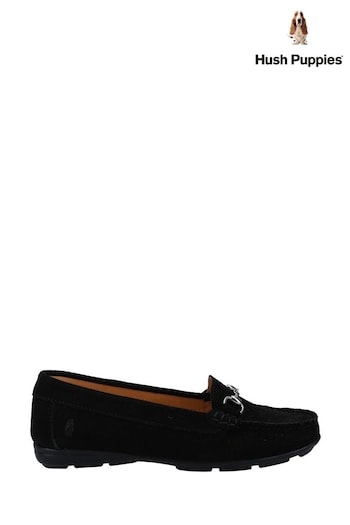 Hush Puppies Molly Snaffle Loafer Black Shoes (129384) | £60