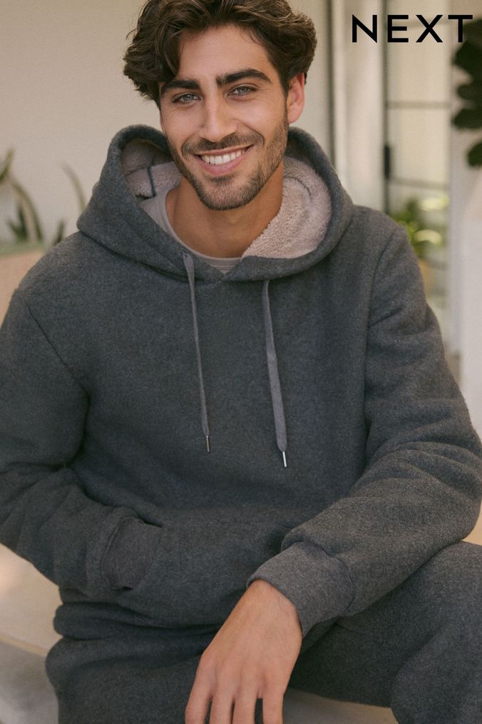 Next mens fleece hoodie online