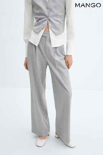 Mango Pinstripe Suit Trousers (129753) | £50