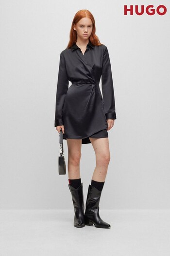 HUGO Katharulla Black Dress (130019) | £229