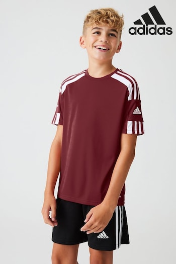 adidas Maroon Red Squad 21 Jersey (130216) | £13