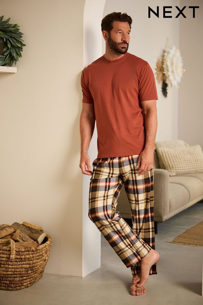 Buy Men s Natural Nightwear Online Next UK