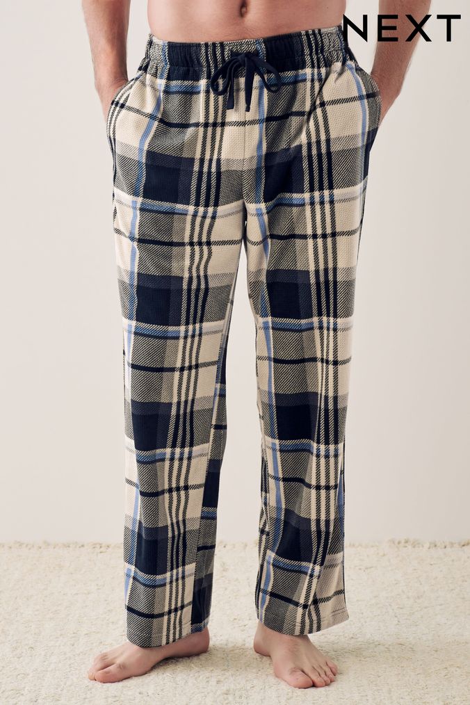 Men s Tall Loungewear Checks Printed Pyjamas Next