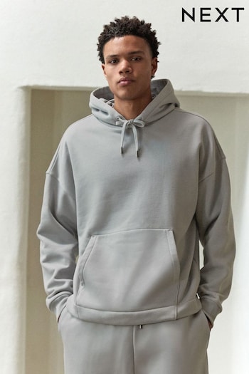 Grey EDIT Heavyweight Hoodie (131462) | £32