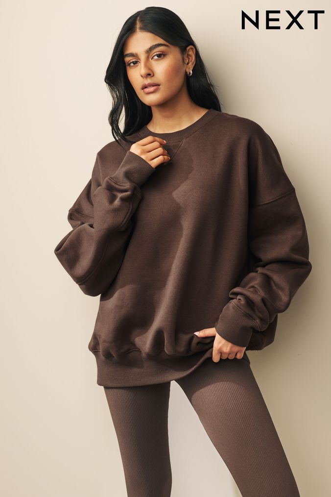 Ladies 2025 brown sweatshirt