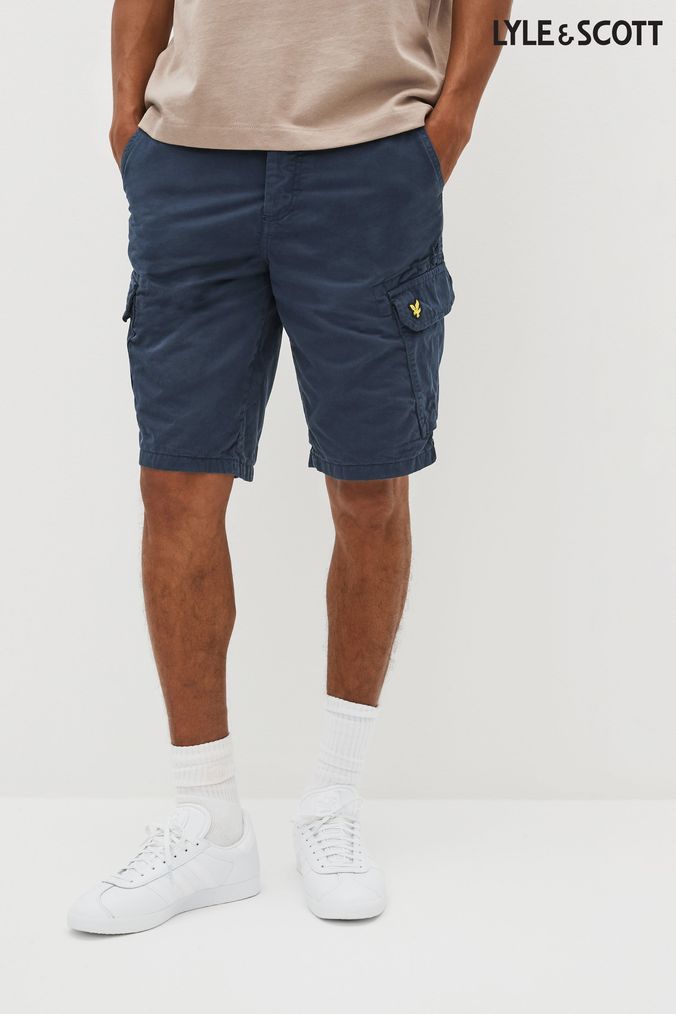 Lyle and scott online cargo shorts navy