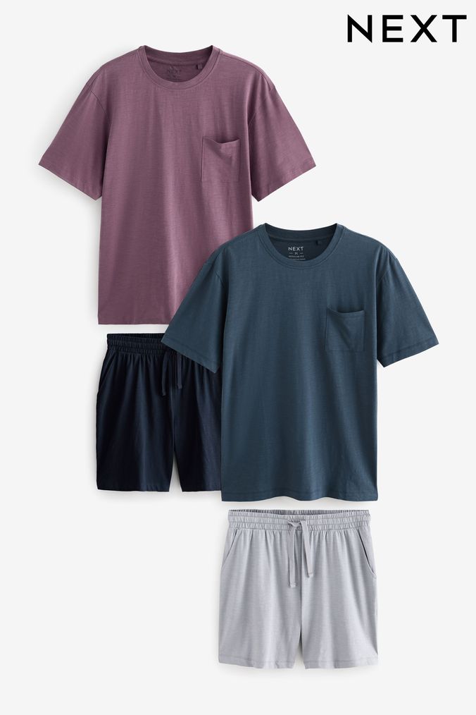 Buy Men s Short Set Pyjamas Online Next UK