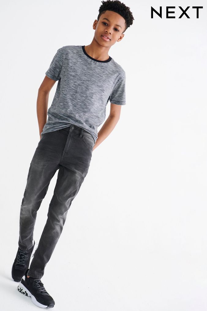 Grey hot sale boys jeans