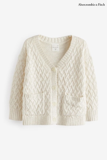Abercrombie & Fitch White Cardigan (132247) | £39