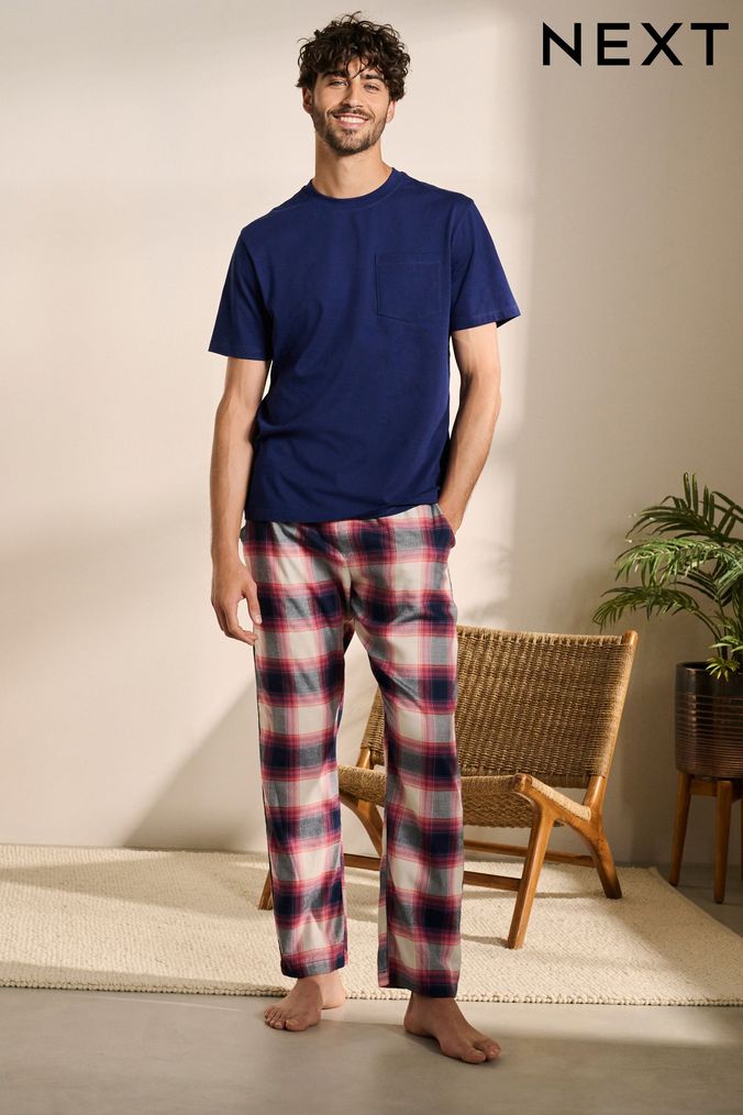 Buy Men s XX Large Cream Purple 100 Cotton Nightwear Online AspennigeriaShops