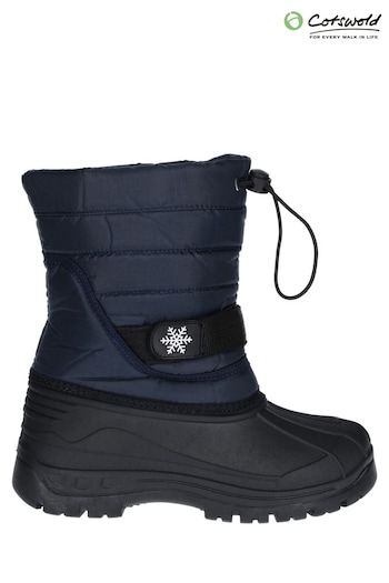 Cotswold Blue Icicle Toggle Lace Snow Paid Boots (132829) | £35