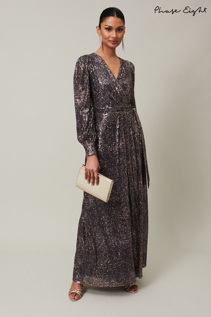 Silver sequin hotsell dresses uk