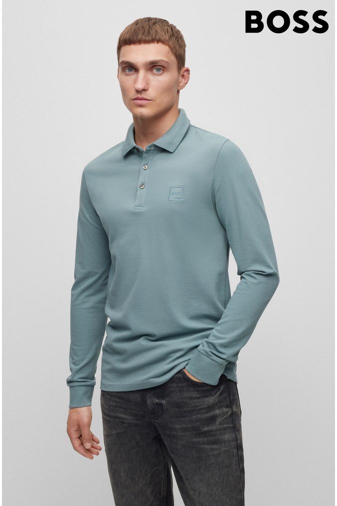 Buy Men s BOSS Green Polo Shirts Tops Online Next UK
