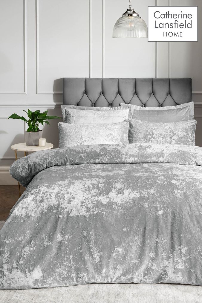 Silver velvet blanket deals