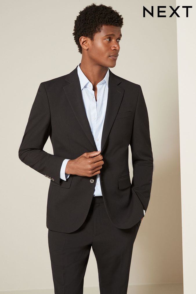 Men s Black Suits Next Official Site