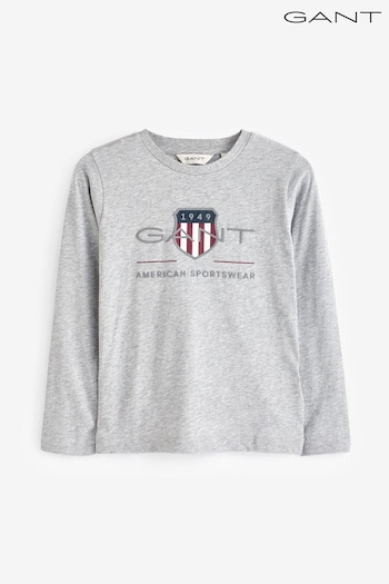 GANT Logo Long Sleeve T-Shirt (134153) | £30
