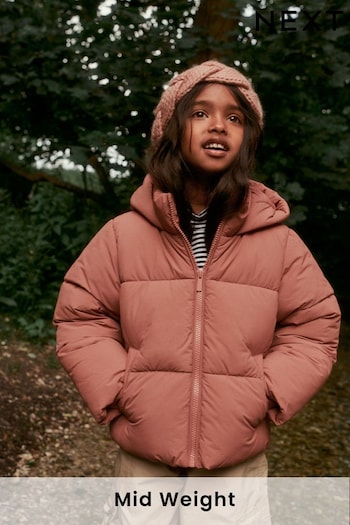Rust Shower Resistant Cropped Padded Jacket (2-16yrs) (134197) | £30 - £40
