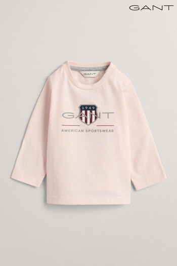 GANT Baby Shield Logo Long Sleeve T-Shirt (134569) | £25
