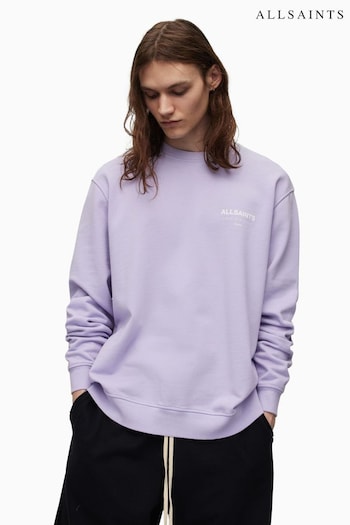 AllSaints Purple Underground Crew Top (134652) | £99