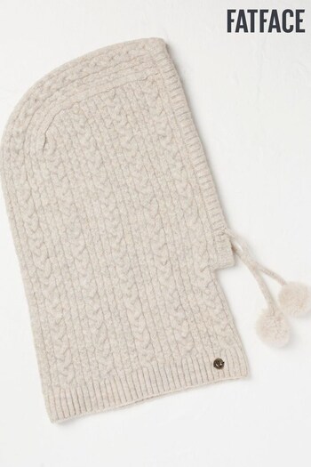 FatFace Cream Cable Knitted Hat (134709) | £30