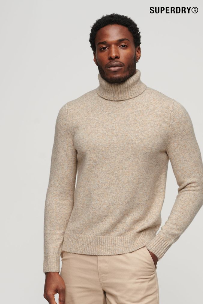 Men s Roll Neck Jumpers Warm Knitwear Next