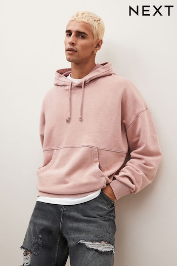 Pink EDIT Oversized Washed Hoodie (136074) | £36