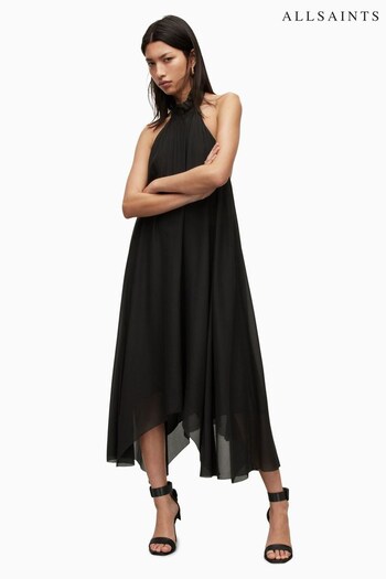 AllSaints Alaya Black Dress (136597) | £399