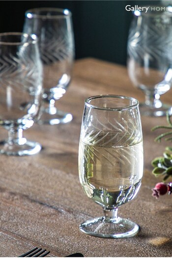 Gallery Home Set of 4 Faye Footed Tumblers (136850) | £32