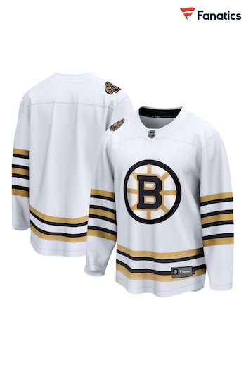 Fanatics NHL Boston Bruins Replica Breakaway Away Anniversary White Jersey (136947) | £105