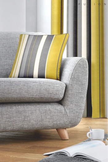 Fusion Ochre Yellow Whitworth Square Cushion (137387) | £16