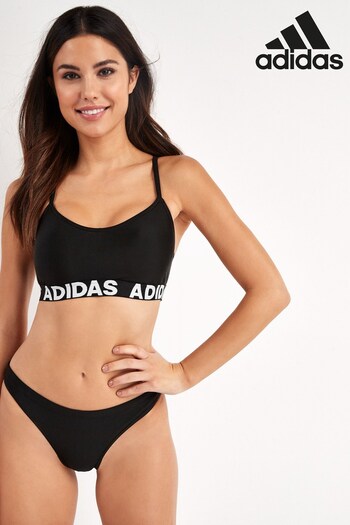 adidas Black Logo Band Bikini (137645) | £43