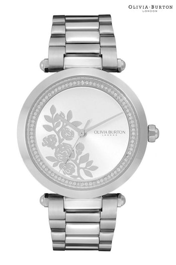 Olivia Burton Ladies Signature T-Bar Florals Watch (137945) | £139