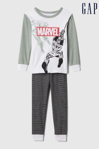Gap Grey Marvel Organic Cotton Pyjama Set (12mths-5yrs) (138057) | £20