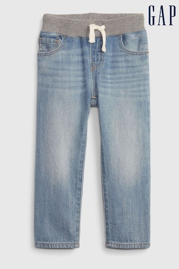 Gap Light Wash Blue Elasticated Slim Washwell Jeans (6mths-5yrs) (138128) | £20