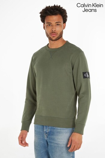 Calvin Rowland Klein Jeans Green Badge Sweatshirt (138144) | £85