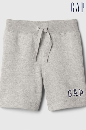 Gap Grey Pull On Logo Baby Jogger Shorts (Newborn-5yrs) (138150) | £10