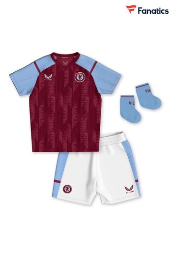 Fanatics Red Aston Villa Home Baby Kit 2023-24 - Diaby 19 (138824) | £58