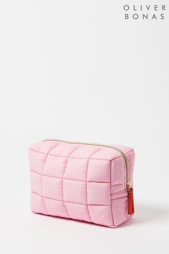 Oliver Bonas Pink Carrie Make Up Bag (138889) | £22