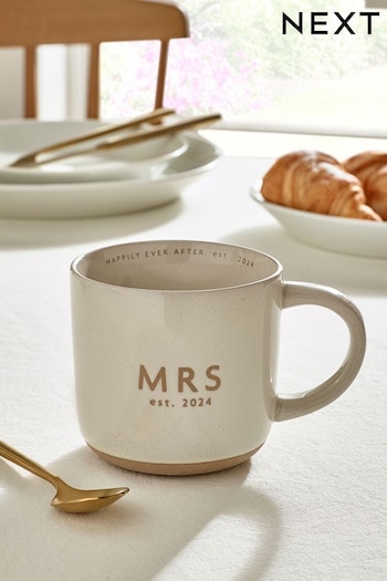 White Est In Wedding MRS Mrs Mug (138916) | £7