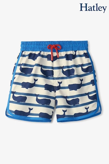 Hatley Nautical Whale Swim laceup Shorts (139290) | £24