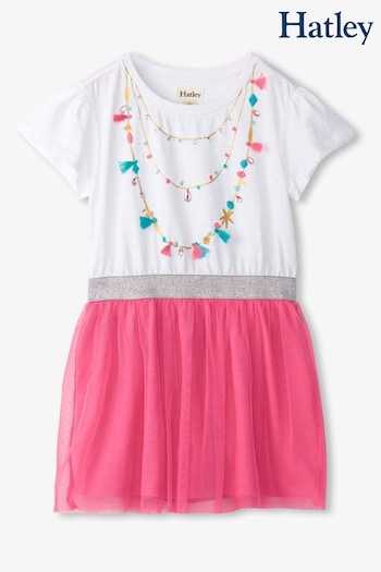 Hatley Necklace Print Tulle Dress (139304) | £30