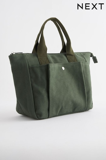 Khaki Green Handheld Lunch Bag (139403) | £18