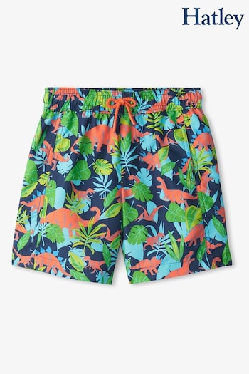 Hatley Blue Dinosaur Jungle Swim Gerade Shorts (139819) | £24