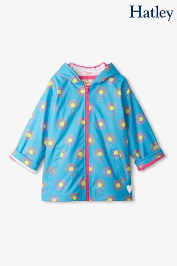 Hatley Summer Stripe Zip up Rain Jacket (139925) | £42