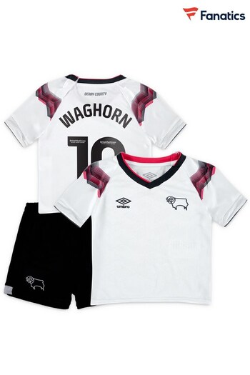 Fanatics Derby County Umbro Home Infants Kit 2023-24 - Waghorn 10 (140383) | £50