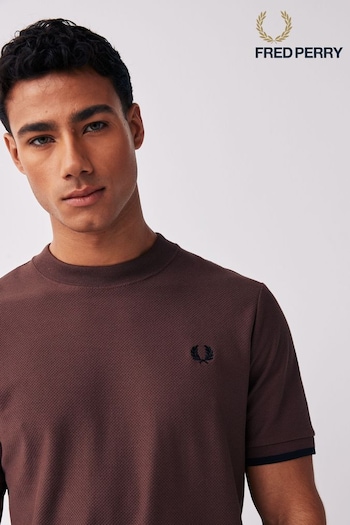 Fred Perry Tipped Cuff Pique T-Shirt (140691) | £60